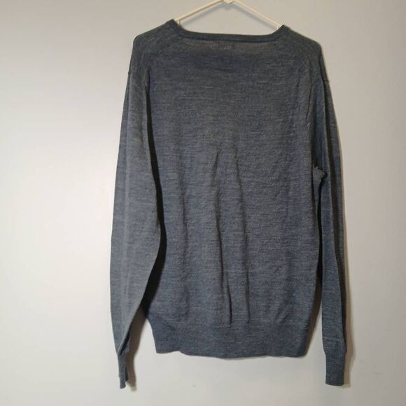 J.Crew Other - J.crew xl mens lightweight merino wool sweater gray blue spring summer
